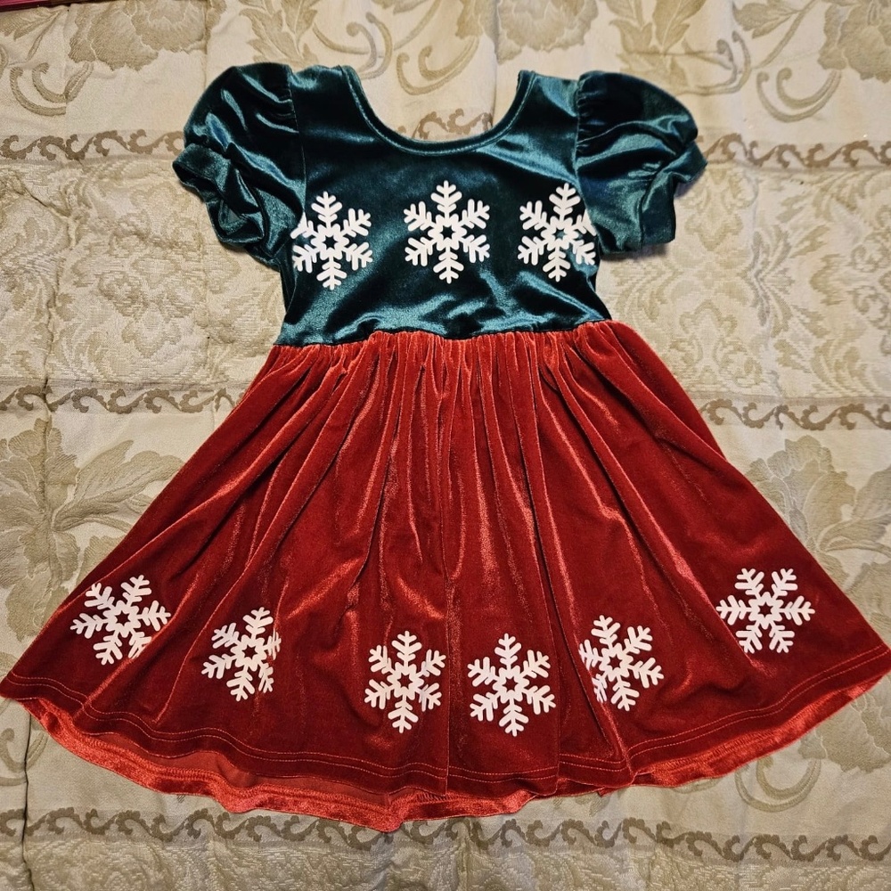 Taylor Joelle Disney Christmas Twirl Dress